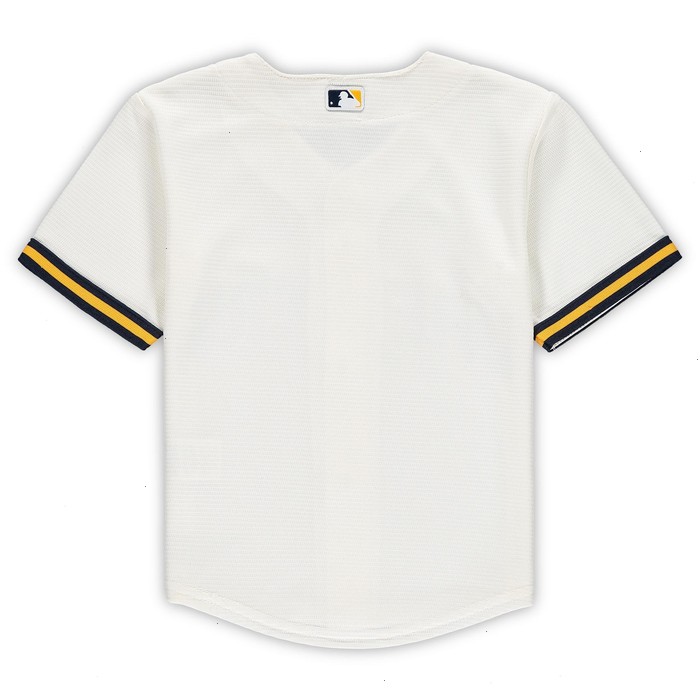 Milwaukee Brewers Nike Toddler Replica Team Jersey - Cream