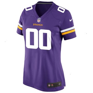 Minnesota Vikings Nike Women's Custom Game Jersey - Purple