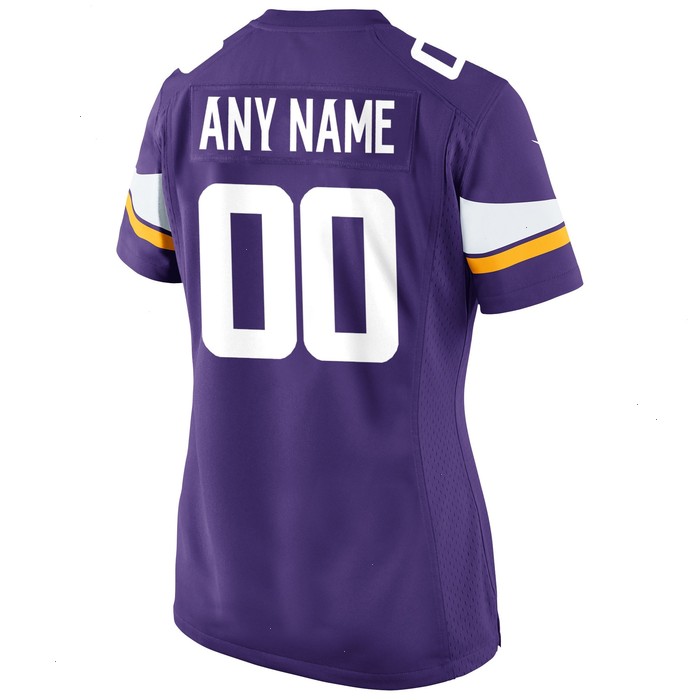 Minnesota Vikings Nike Women's Custom Game Jersey - Purple