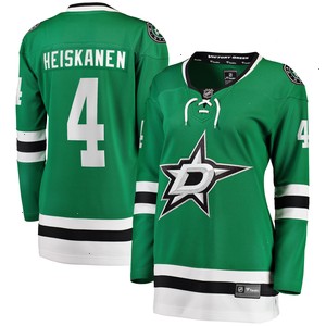 Miro Heiskanen Dallas Stars Fanatics Branded Women's Home Breakaway Player Jersey - Kelly Green