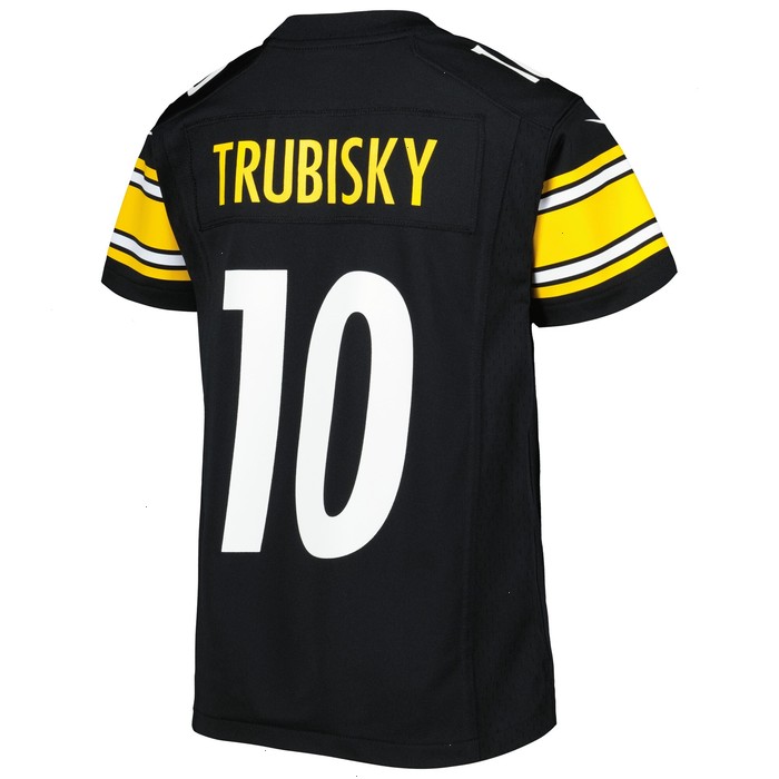 Mitchell Trubisky Pittsburgh Steelers Nike Youth Game Jersey - Black