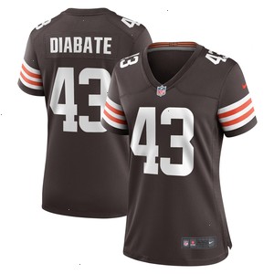 Mohamoud Diabate Cleveland Browns Nike Women's Team Game Jersey - Brown