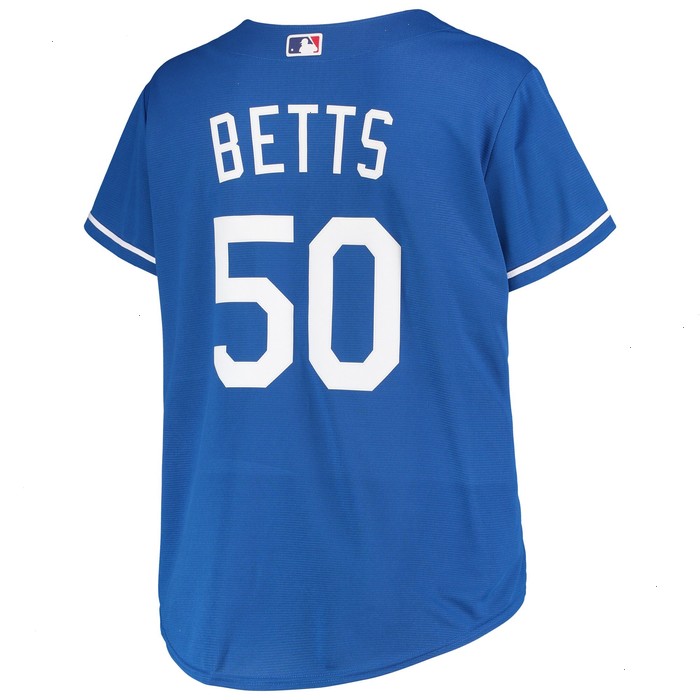 Mookie Betts Los Angeles Dodgers Women's Plus Size Replica Player Jersey - Royal