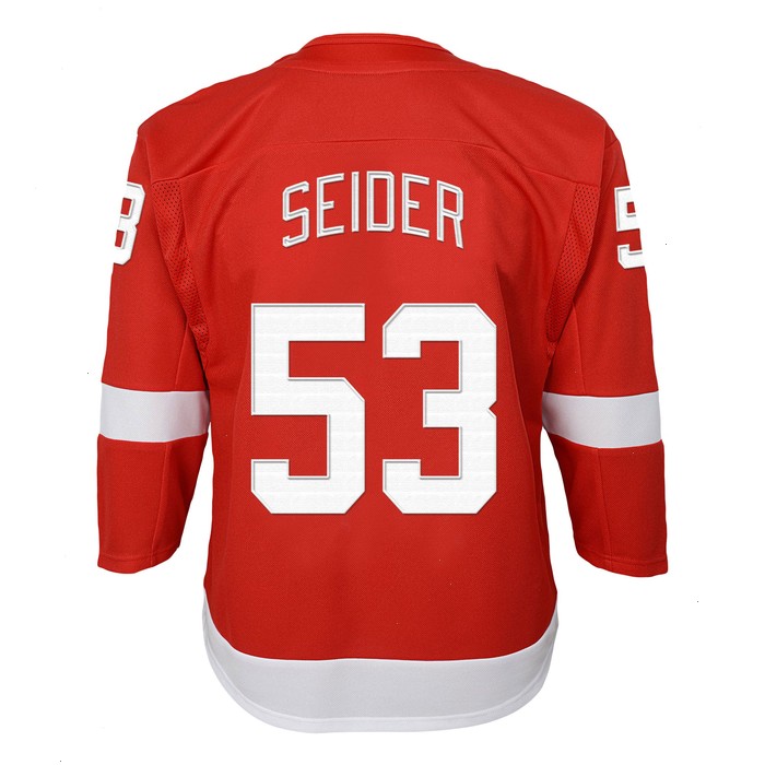 Moritz Seider Detroit Red Wings Youth 2022/23 Premier Player Jersey - Red