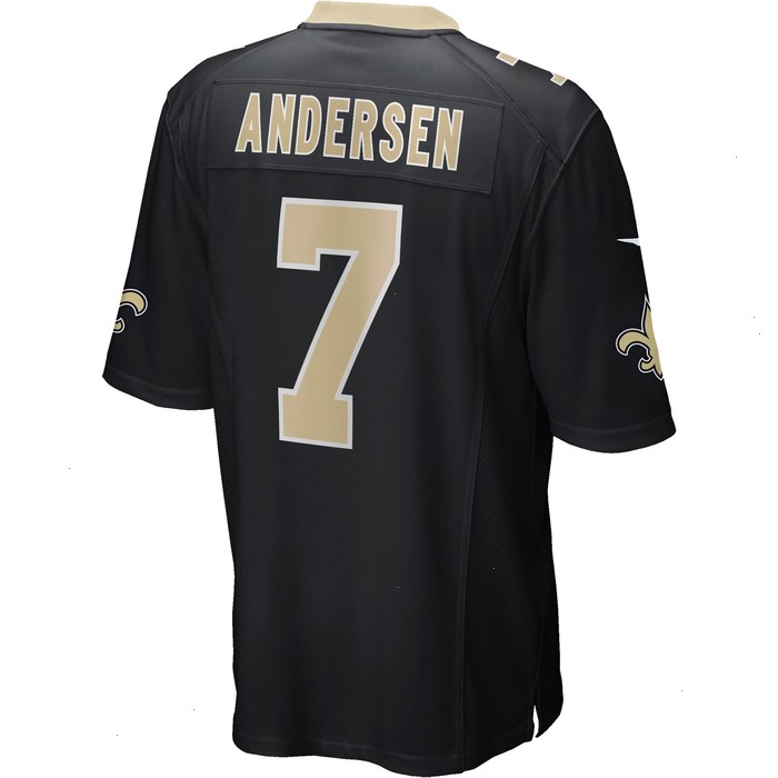 Morten Andersen New Orleans Saints Nike Game Retired Player Jersey - Black