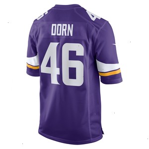 Myles Dorn Minnesota Vikings Nike Game Jersey - Purple