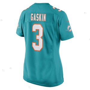 Myles Gaskin Miami Dolphins Nike Women's Game Player Jersey - Aqua