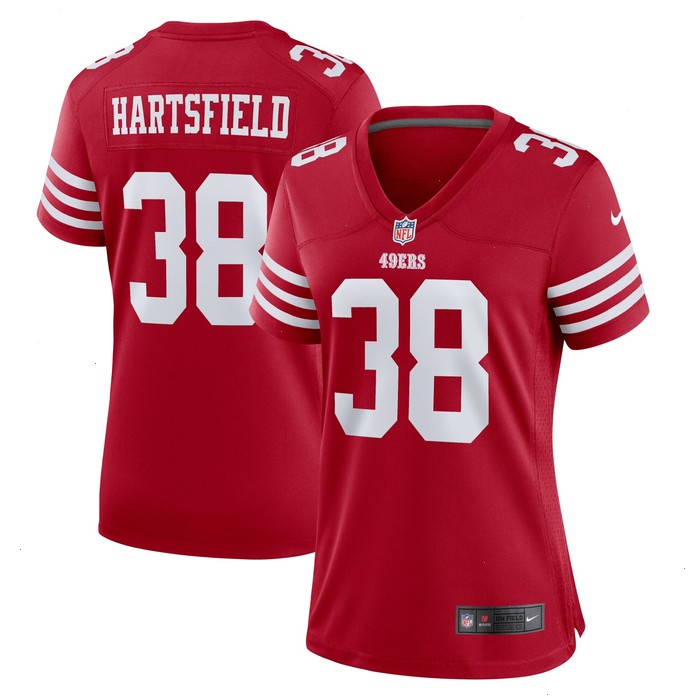 Myles Hartsfield San Francisco 49ers Nike Women's Game Player Jersey - Scarlet