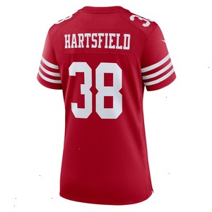 Myles Hartsfield San Francisco 49ers Nike Women's Game Player Jersey - Scarlet