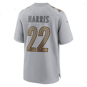 Najee Harris Pittsburgh Steelers Nike Atmosphere Fashion Game Jersey - Gray