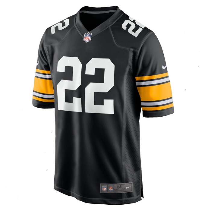 Najee Harris Pittsburgh Steelers Nike Home Player Game Jersey - Black