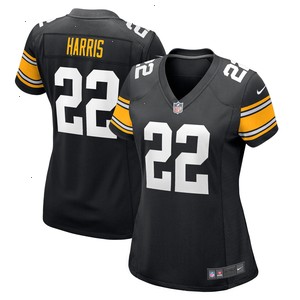 Najee Harris Pittsburgh Steelers Nike Women's Game Player Jersey - Black