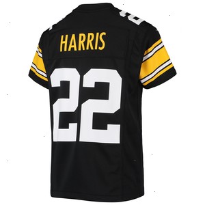 Najee Harris Pittsburgh Steelers Nike Youth Game Jersey - Black V1