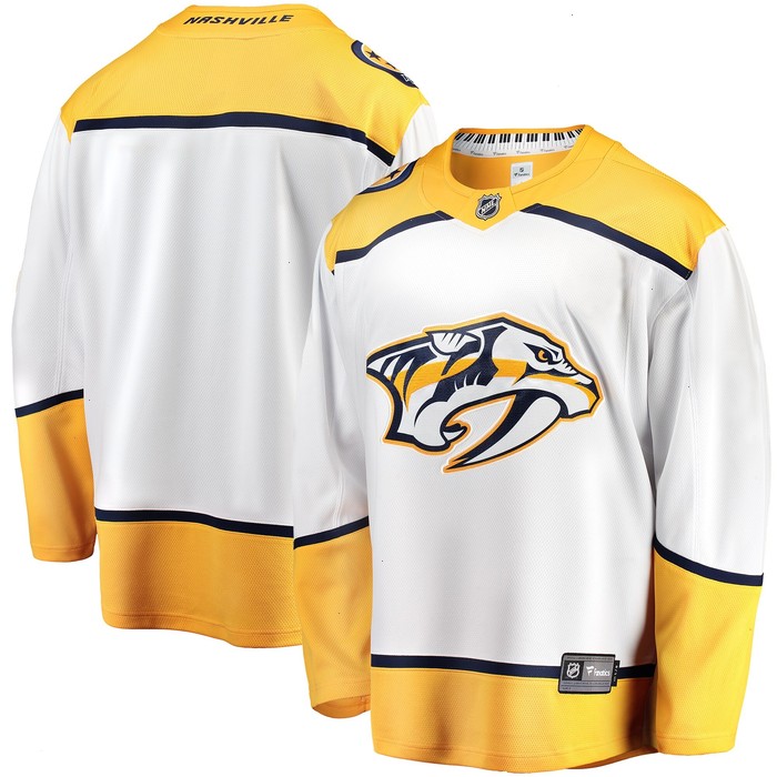 Nashville Predators Fanatics Branded Breakaway Away Jersey - White