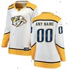 Nashville Predators Fanatics Branded Women's Away Breakaway Custom Jersey - White