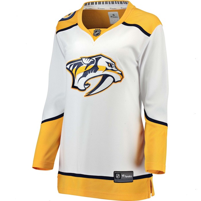 Nashville Predators Fanatics Branded Women's Away Breakaway Jersey - White