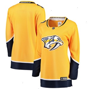 Nashville Predators Fanatics Branded Women's Breakaway Home Jersey - Yellow