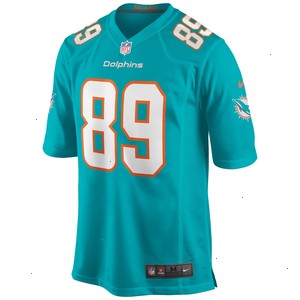 Nat Moore Miami Dolphins Nike Game Retired Player Jersey - Aqua