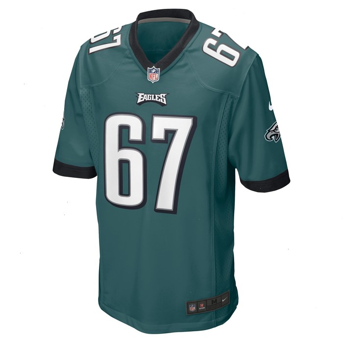 Nate Herbig Philadelphia Eagles Nike Game Jersey - Midnight Green