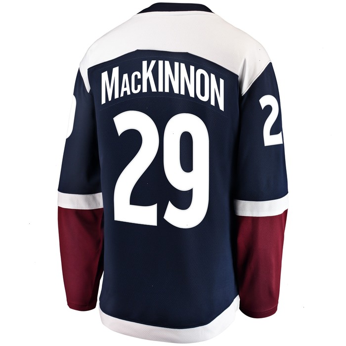 Nathan MacKinnon Colorado Avalanche Fanatics Branded Alternate Breakaway Player Jersey - Navy