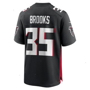 Natrone Brooks Atlanta Falcons Nike Team Game Jersey - Black