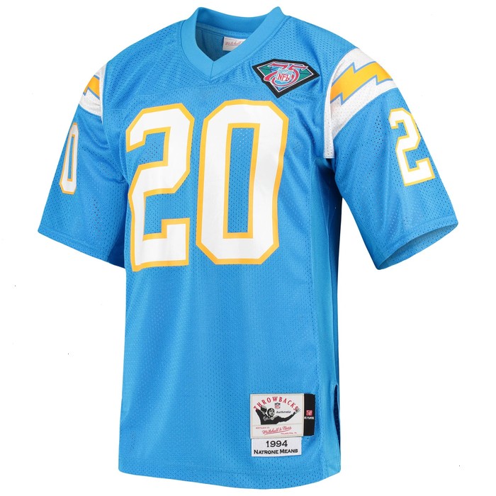 Natrone Means Los Angeles Chargers Mitchell & Ness Authentic Retired Player Jersey - Powder Blue