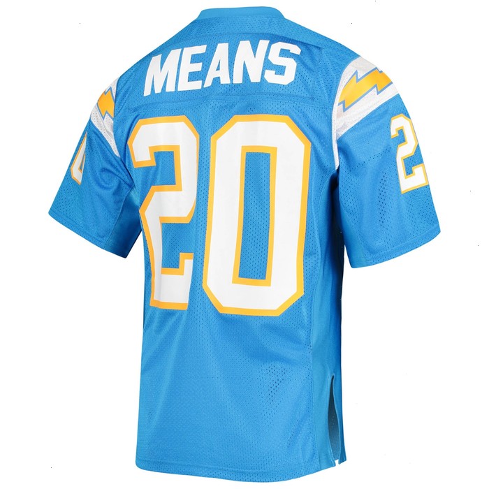 Natrone Means Los Angeles Chargers Mitchell & Ness Authentic Retired Player Jersey - Powder Blue