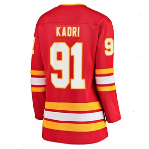 Nazem Kadri Calgary Flames Fanatics Branded Women's Home Breakaway Player Jersey - Red