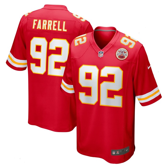 Neil Farrell Jr. Kansas City Chiefs Nike Team Game Jersey - Red