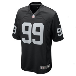 Nesta Jade Silvera Las Vegas Raiders Nike Team Game Jersey - Black