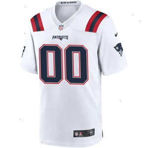 New England Patriots Nike Custom Game Jersey - White