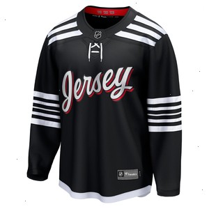 New Jersey Devils Fanatics Branded Alternate Premier Breakaway Team Jersey - Black