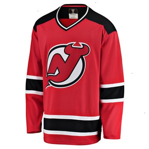 New Jersey Devils Fanatics Branded Premier Breakaway Heritage Blank Jersey - Red