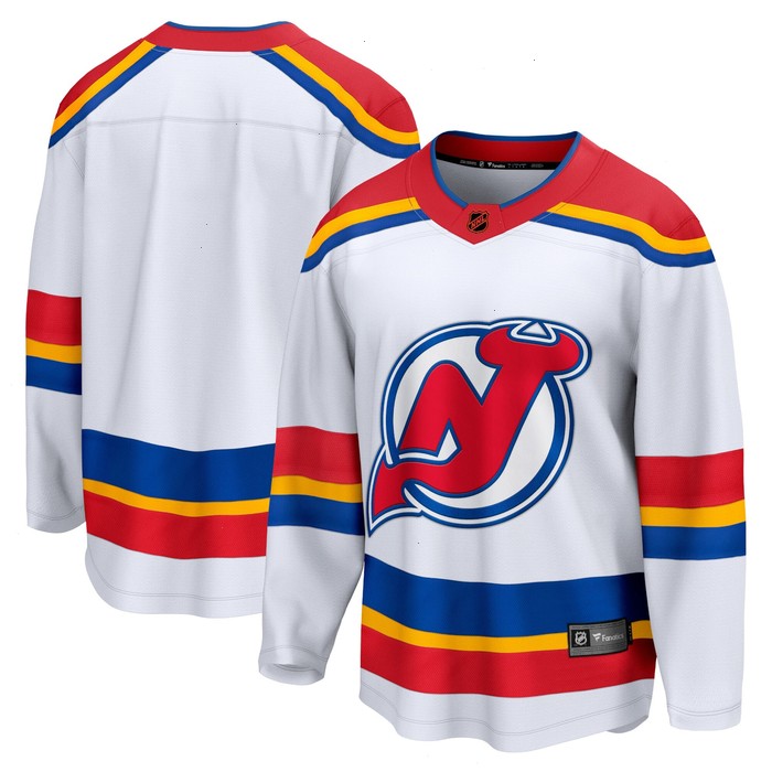 New Jersey Devils Fanatics Branded Special Edition 2.0 Breakaway Blank Jersey - White