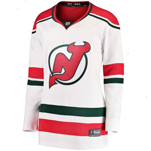 New Jersey Devils Fanatics Branded Women's 2022/23 Heritage Premier Breakaway Jersey - White