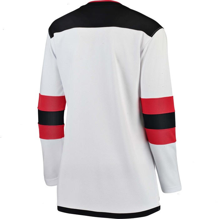 New Jersey Devils Fanatics Branded Women's Away Breakaway Jersey - White