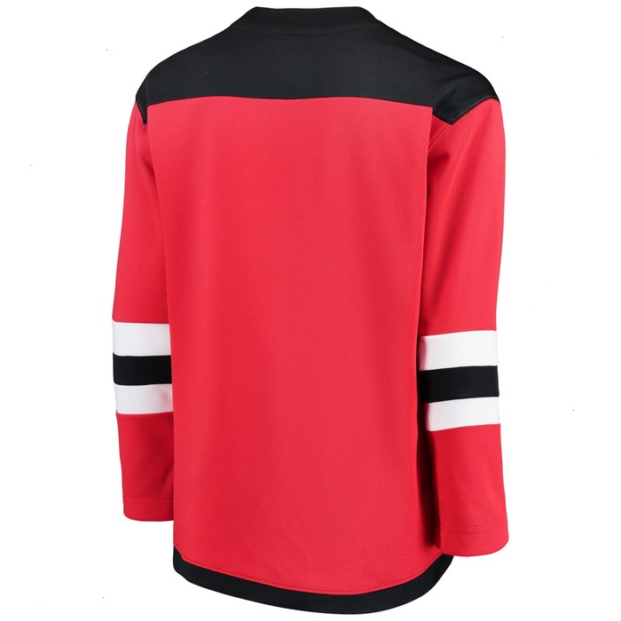 New Jersey Devils Fanatics Branded Youth Home Replica Blank Jersey - Red