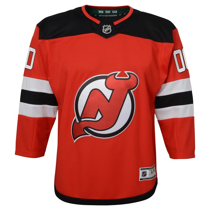 New Jersey Devils Youth Home Premier Custom Jersey - Red