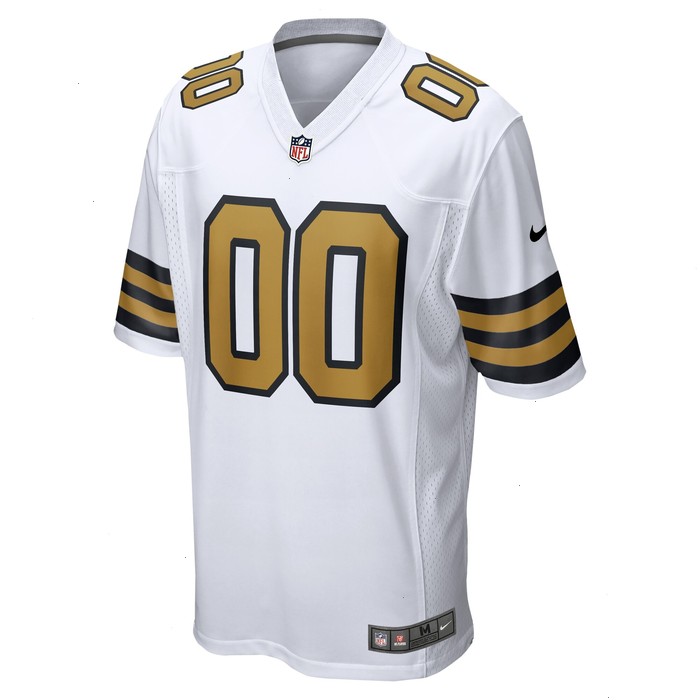 New Orleans Saints Nike Alternate Custom Game Jersey - White