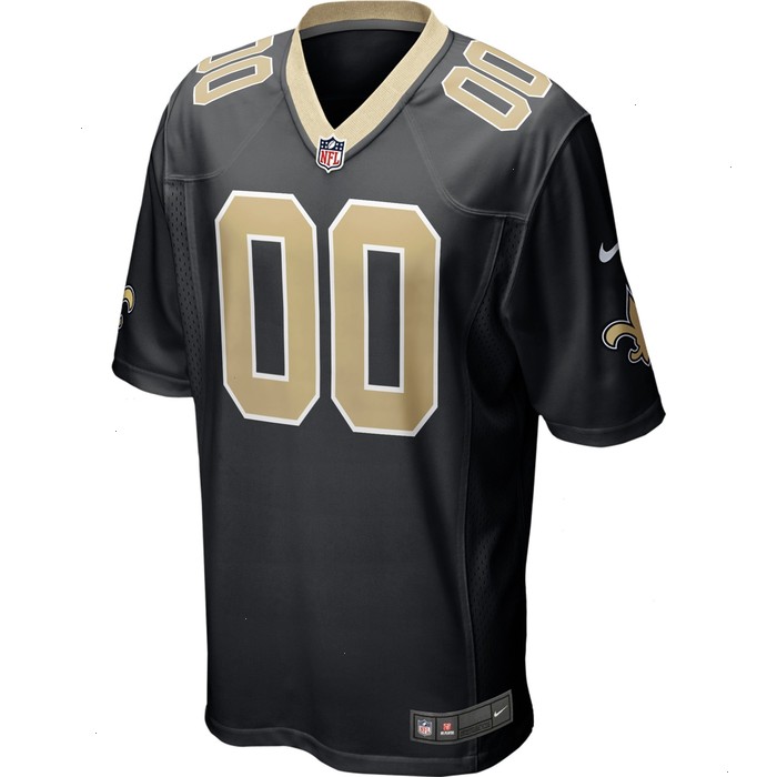 New Orleans Saints Nike Custom Game Jersey - Black