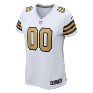 New Orleans Saints Nike Women's Alternate Custom Game Jersey - White