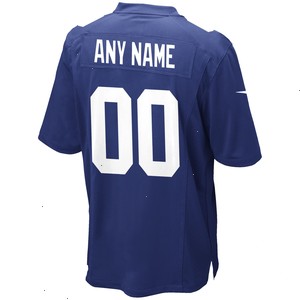 New York Giants Nike Custom Game Jersey - Royal