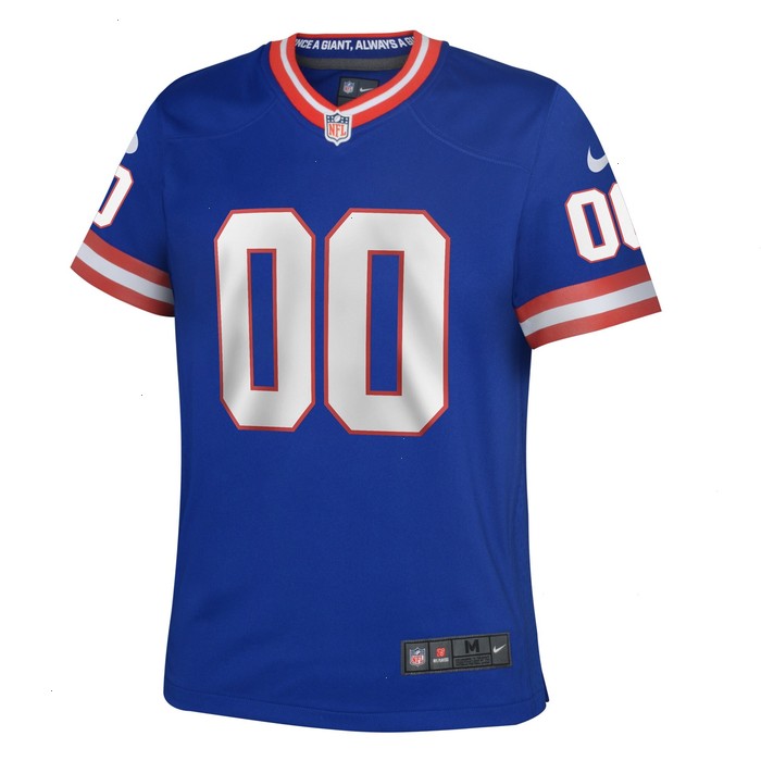 New York Giants Nike Youth Classic Custom Game Jersey - Royal