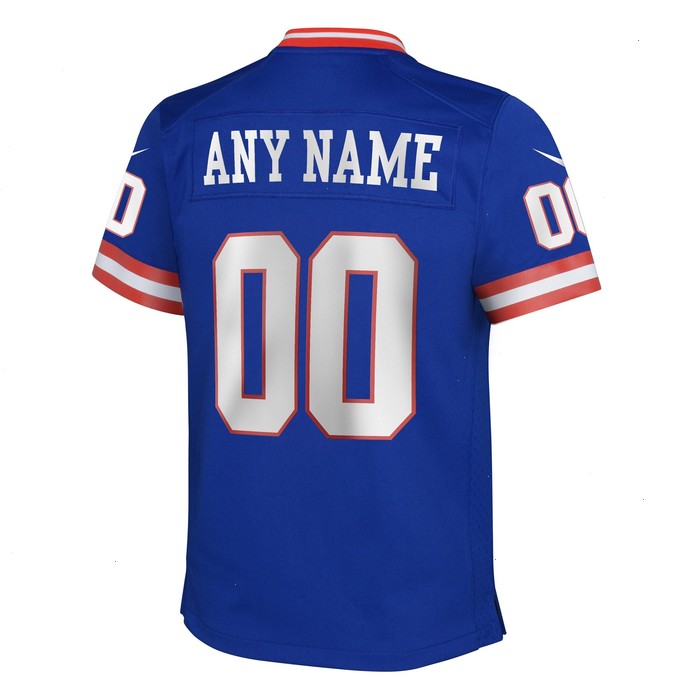 New York Giants Nike Youth Classic Custom Game Jersey - Royal