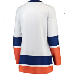 New York Islanders Fanatics Branded Women's Away Breakaway Jersey - White