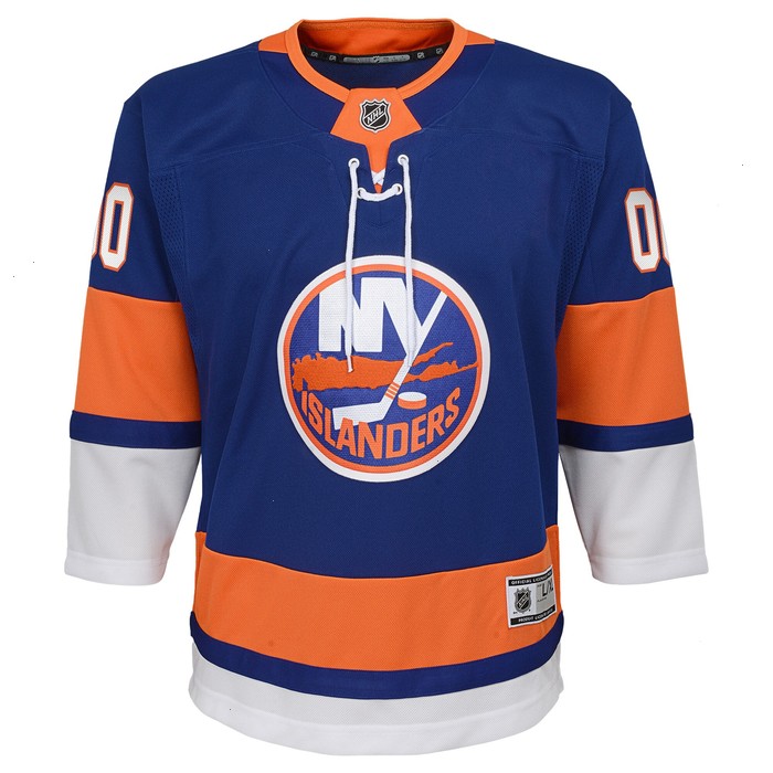 New York Islanders Youth Home Premier Custom Jersey - Blue