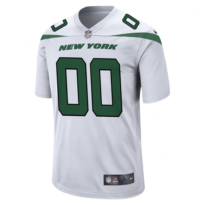 New York Jets Nike Custom Game Jersey - White