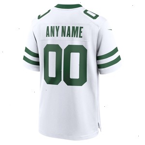 New York Jets Nike Legacy Custom Game Jersey - White