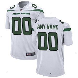 New York Jets Nike Youth Custom Game Jersey - White