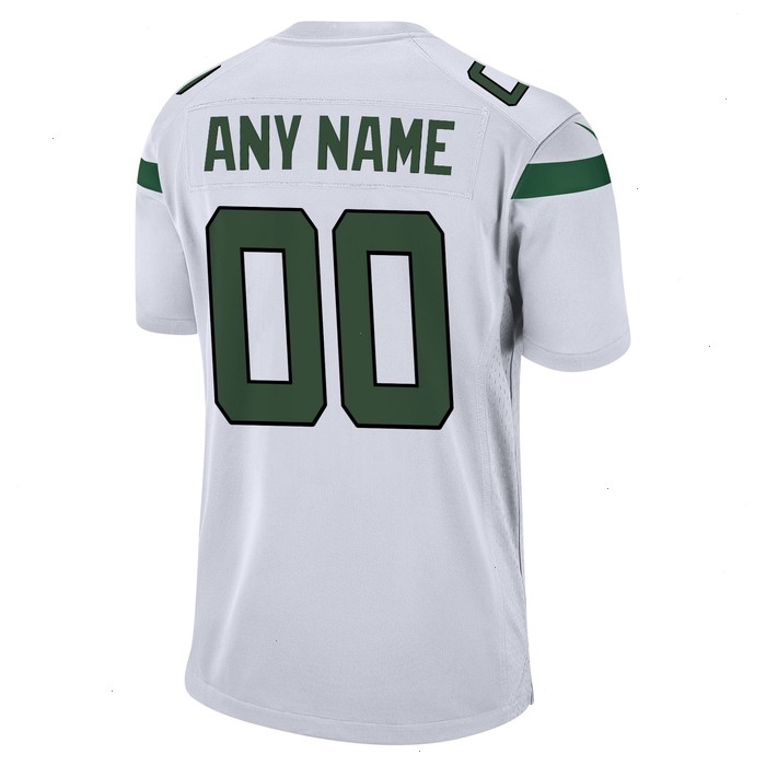 New York Jets Nike Youth Custom Game Jersey - White